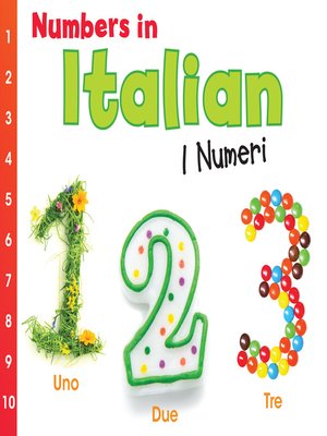 cover image of Numbers in Italian
